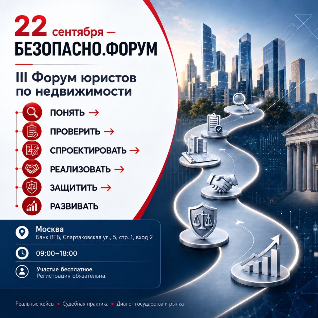 Обсуждение рисков и ответственности в недвижимости на III Форуме юристов